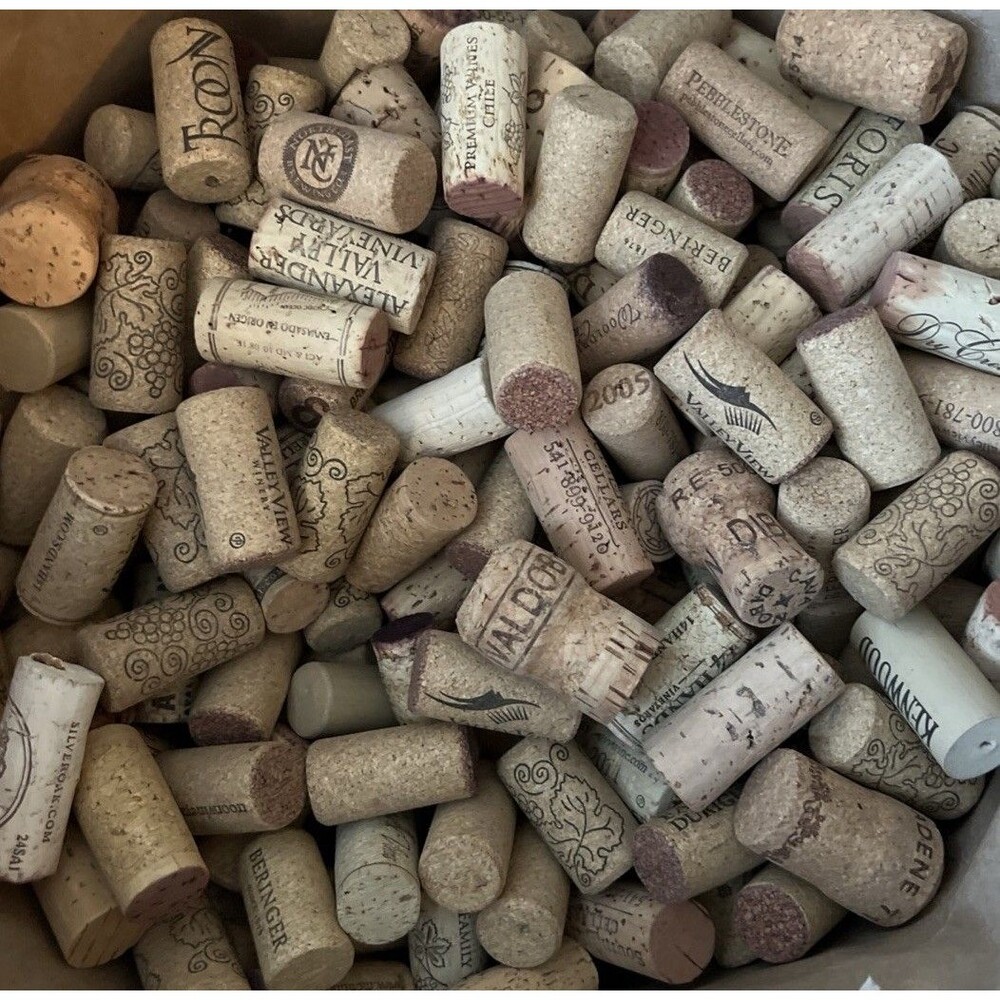 100 Premium Wine Corks Natural - Used Assorted for Crafting Wedding DIY